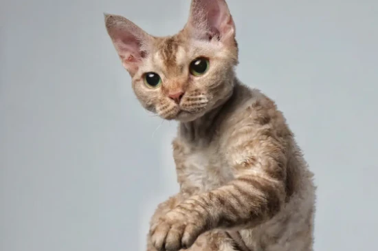 Do you know why a kitten straightens its legs and tilts its head back?